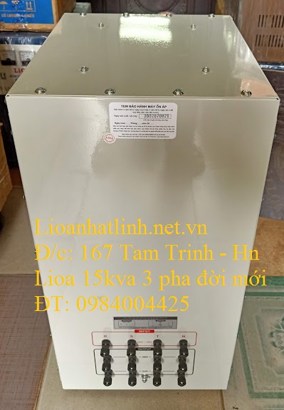 ỔN ÁP LIOA 15KVA 3 PHA DẢI RỘNG 160V ~ 430V