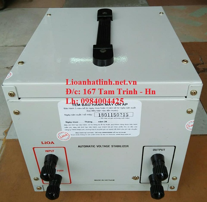 PHÍA SAU ỔN ÁP LIOA 2KVA SH - 2000 II