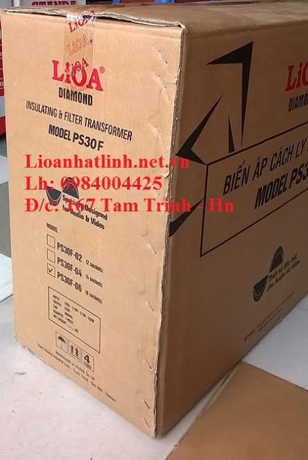 VỎ HỘP BIẾN ÁP CÁCH LY KẾT HỢP LỌC ĐIỆN LIOA PS30F - 06