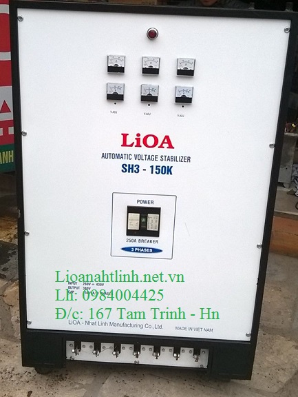 ổn áp lioa 150kva 3 pha