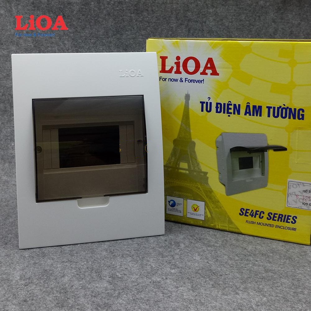 tủ điện âm tường lioa chứa 3 aptomat 2 cực