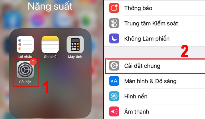 Cách bật nút Home ảo trên iPhone đối với dòng iOS 12 trở về trước