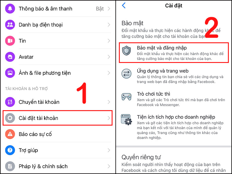 Bước tiếp theo trong việc đăng xuất Messenger