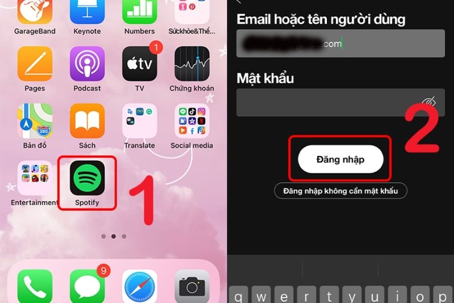 hướng dẫn tải nhạc spotify trên iphone
