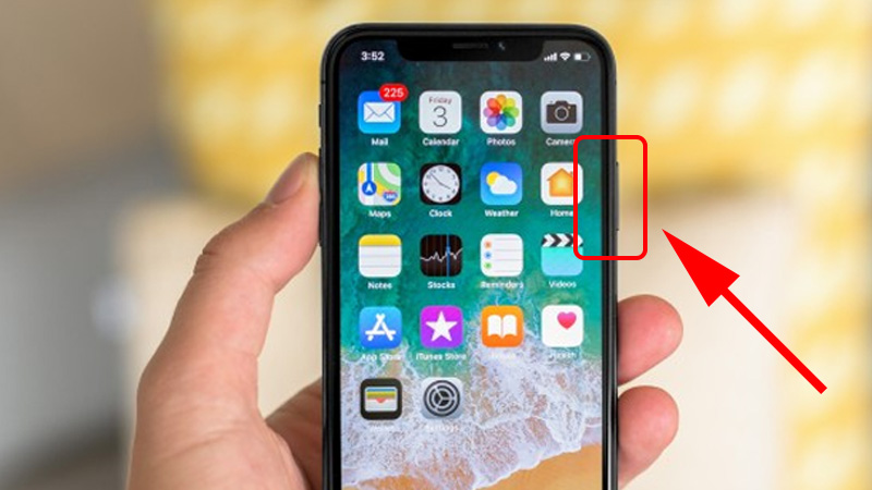 Cách tắt nguồn iphone X