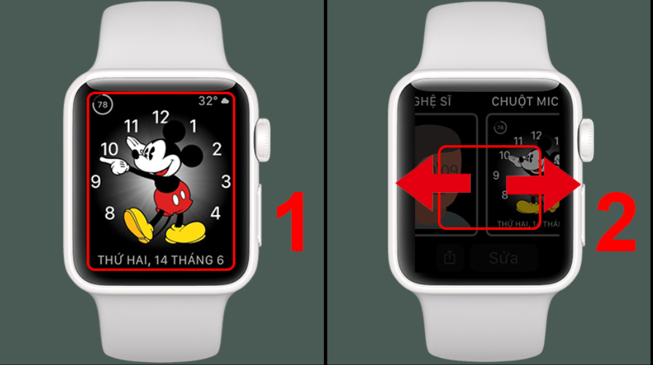 Cách thay đổi mặt đồng hồ trực tiếp trên Apple Watch