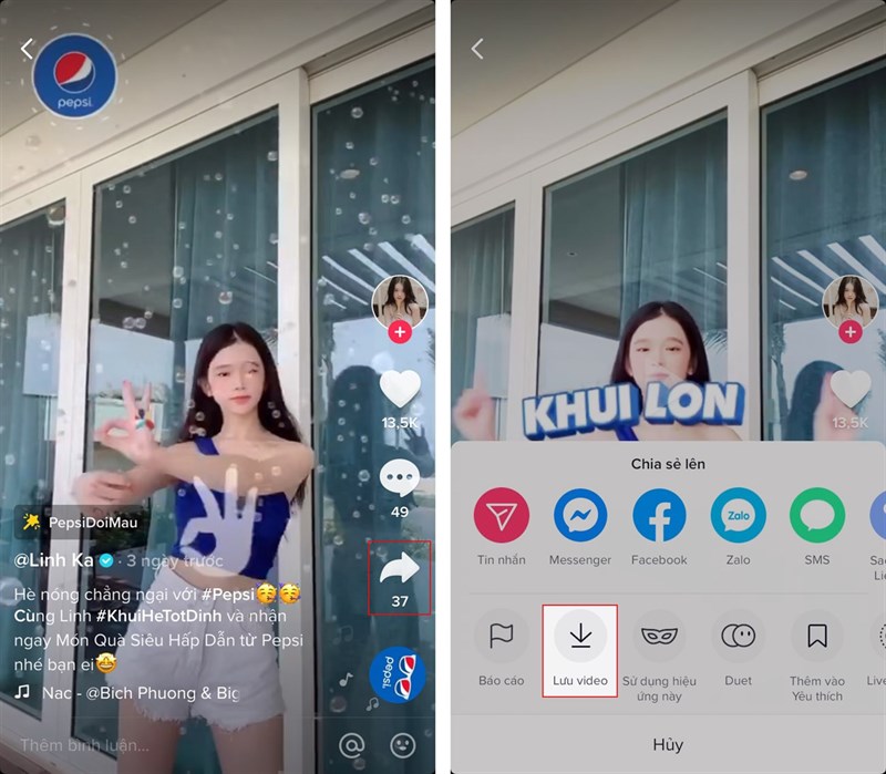 tải video tiktok về máy iphone