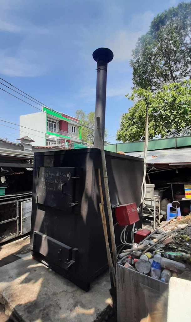 Lắp đặt lò đốt rác thải tại khu dân cư