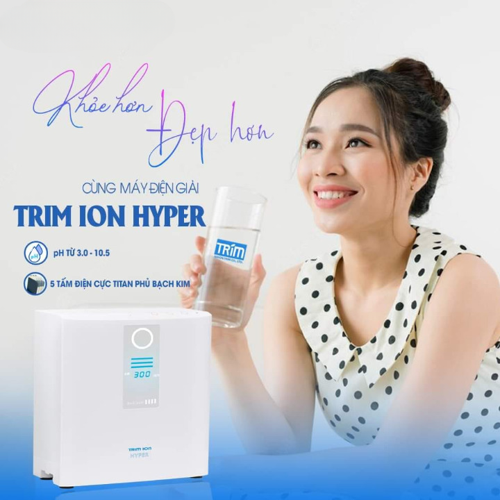 Tính năng nổi bật của máy lọc nước điện giải ION Kiềm Trim ION HYPER