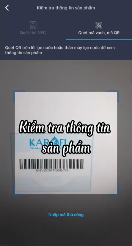 Kiểm tra thông tin sản phẩm