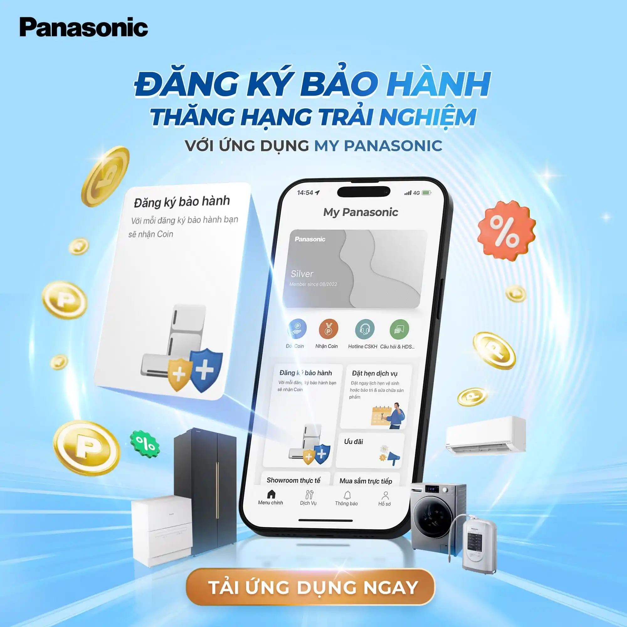 Bảo hành điện tử 36 tháng