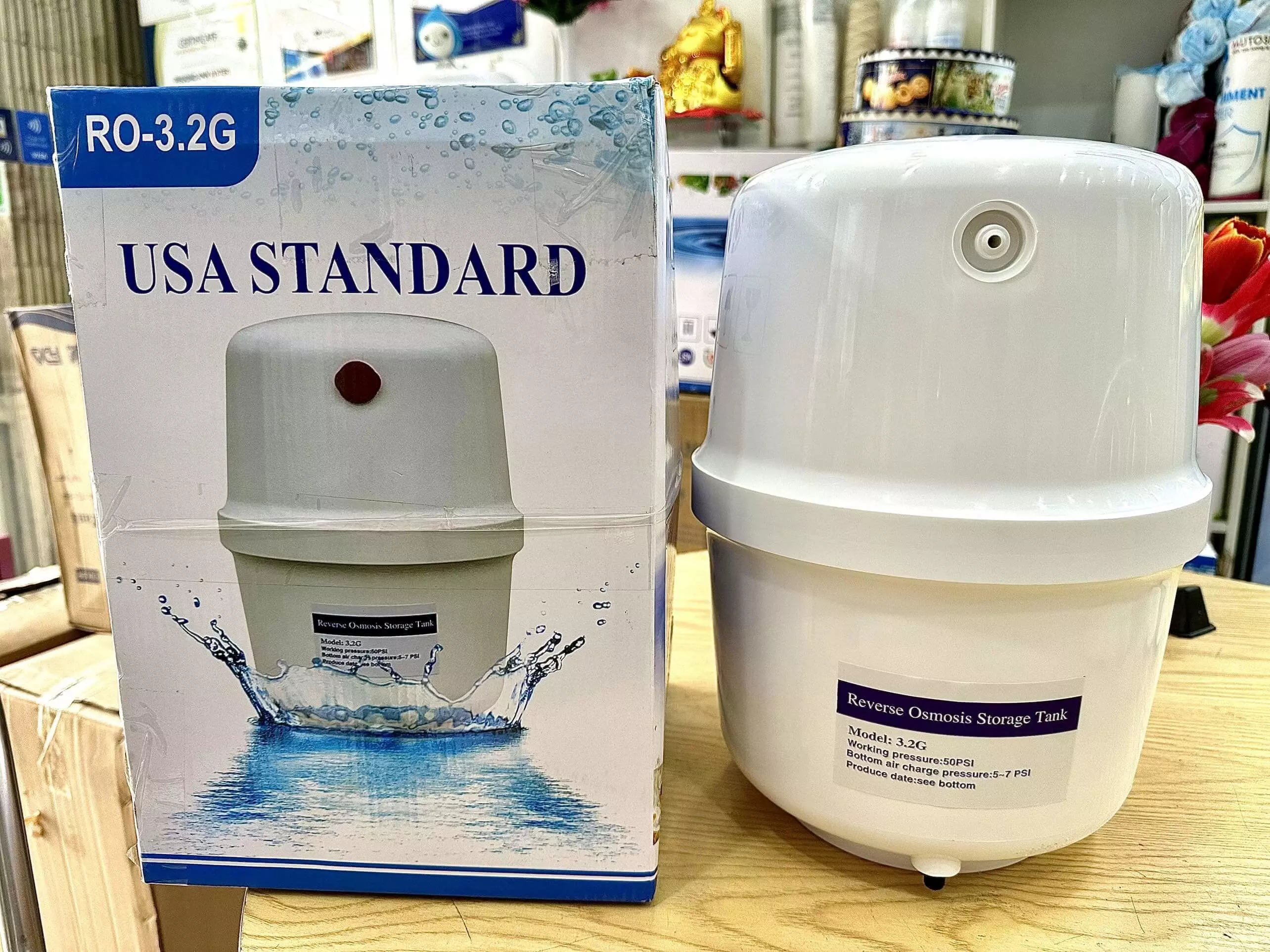 Thông số kỹ thuật bình áp nhựa 3.2G