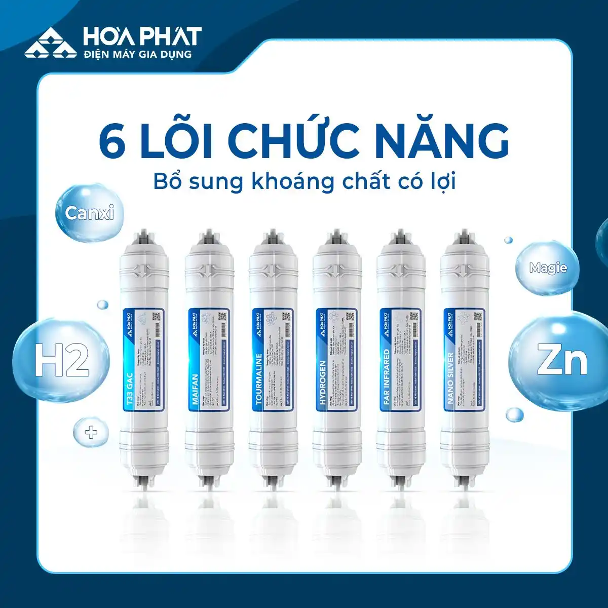 6 lõi chức năng bổ sung khoáng chất