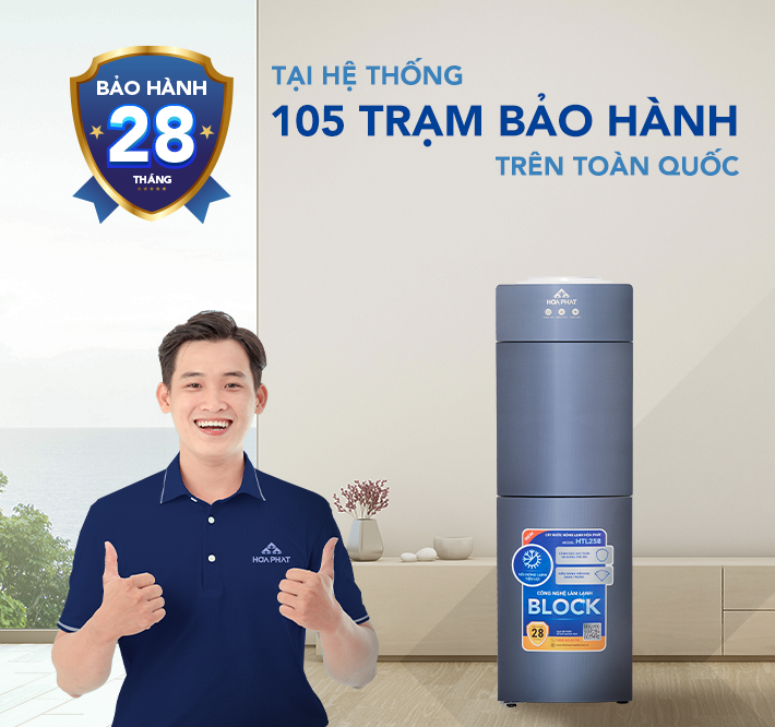 Bảo hành lên đến 28 tháng