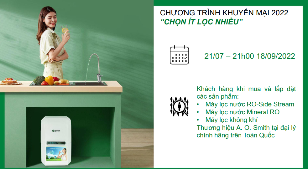 A.O. SMITH CHỌN ÍT - LỌC NHIỀU, TRÚNG QUÀ 100%🥳🥳