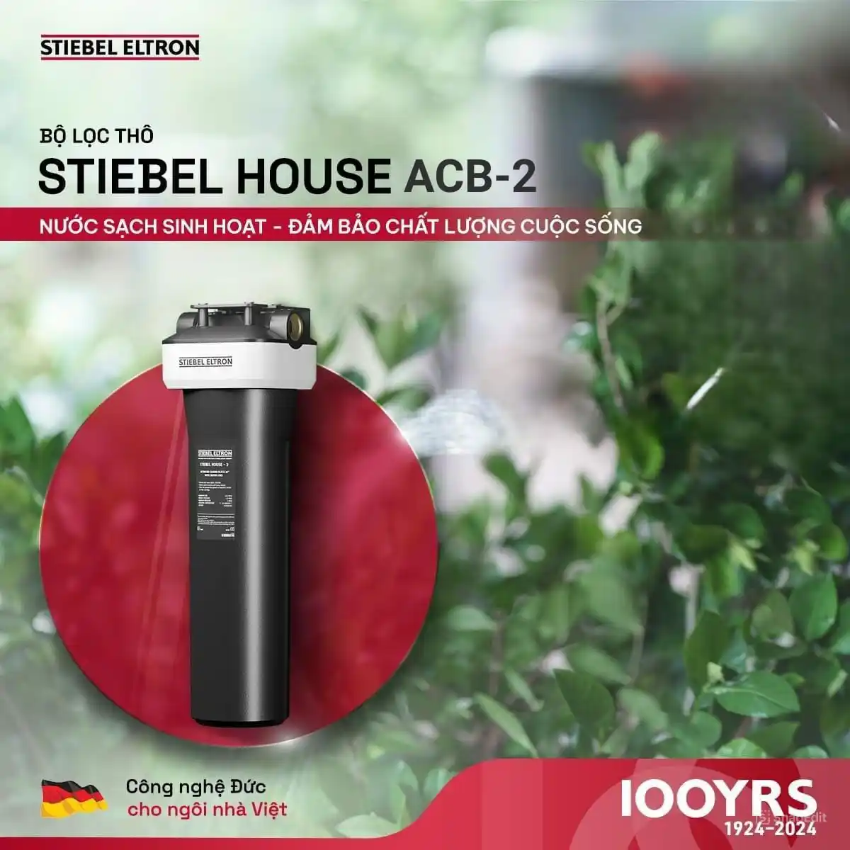 Tính năng nổi bật của cốc lọc thô đầu nguồn Stiebel House ACB-2