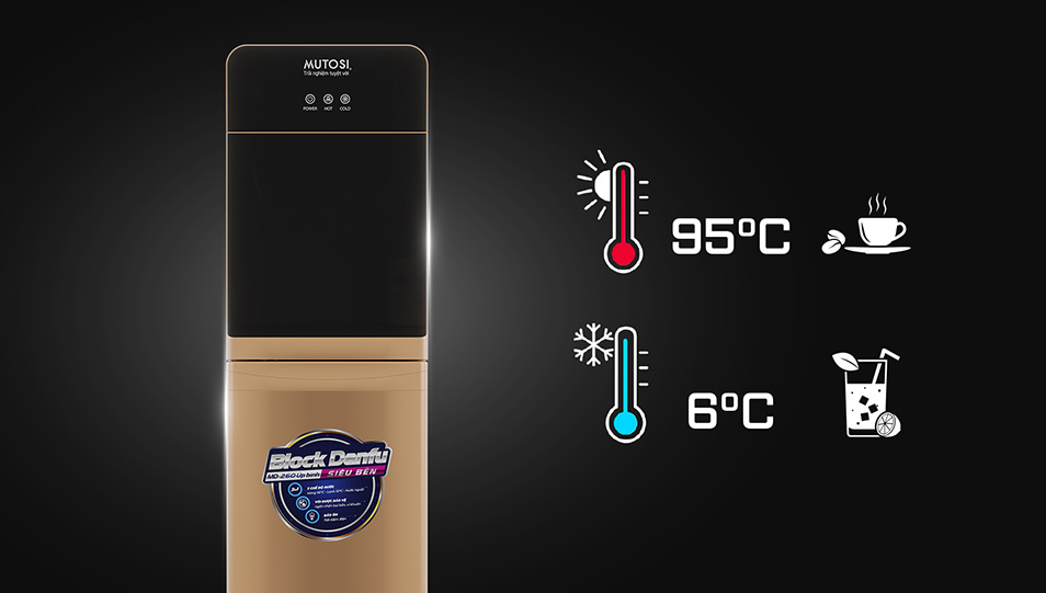 3 chức năng nóng - lạnh - nguội riêng biệt của MD-260