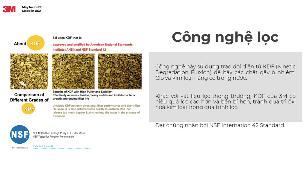 Công nghệ lọc KDF