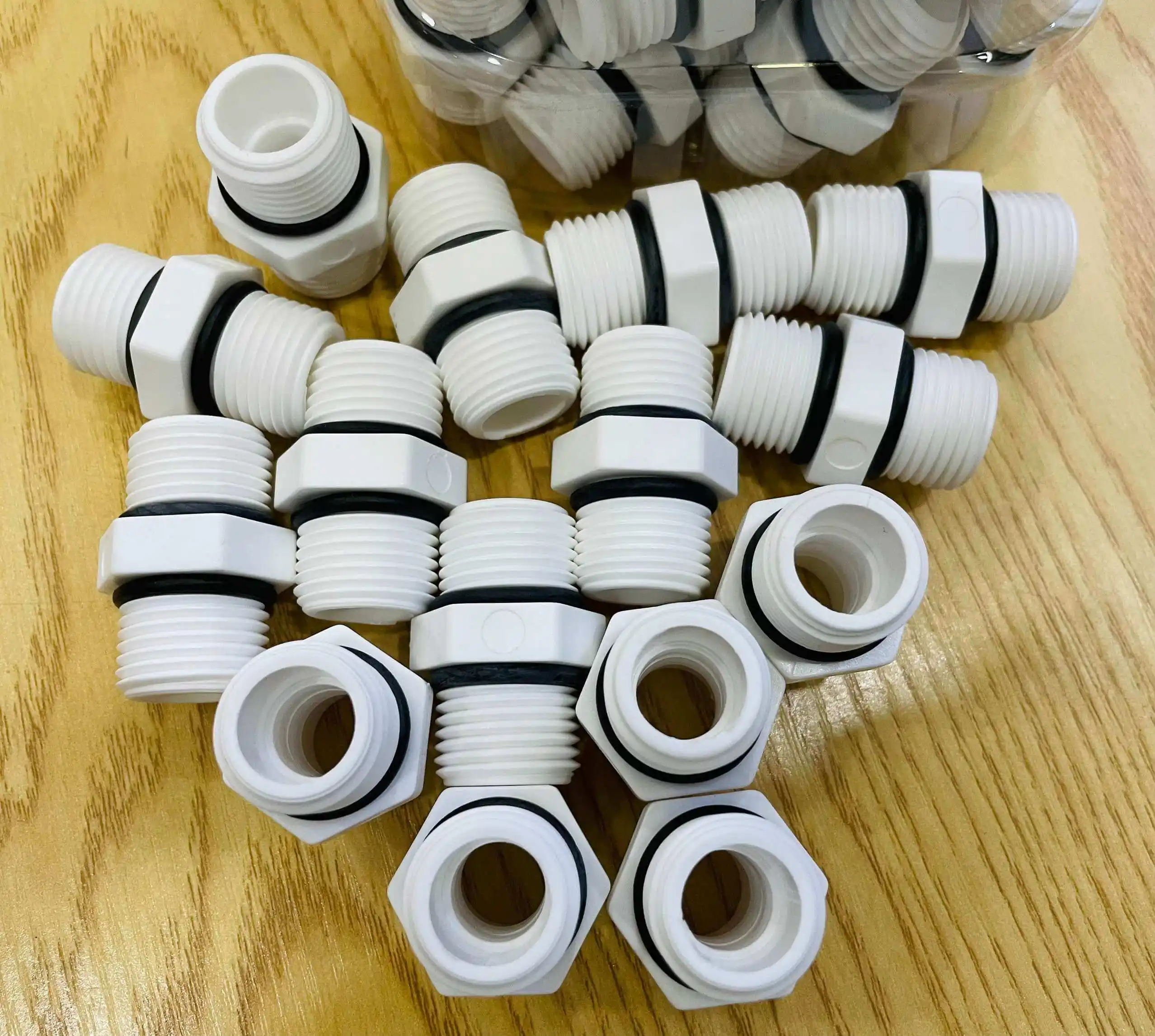 Cút thẳng 2 đầu ren ngoài 21-21 cho máy lọc nước