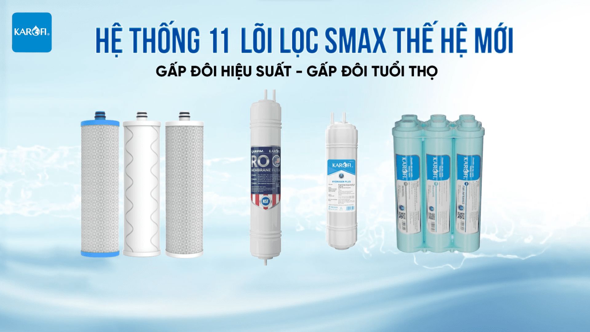 Hệ thống lõi lọc của KAD-D69