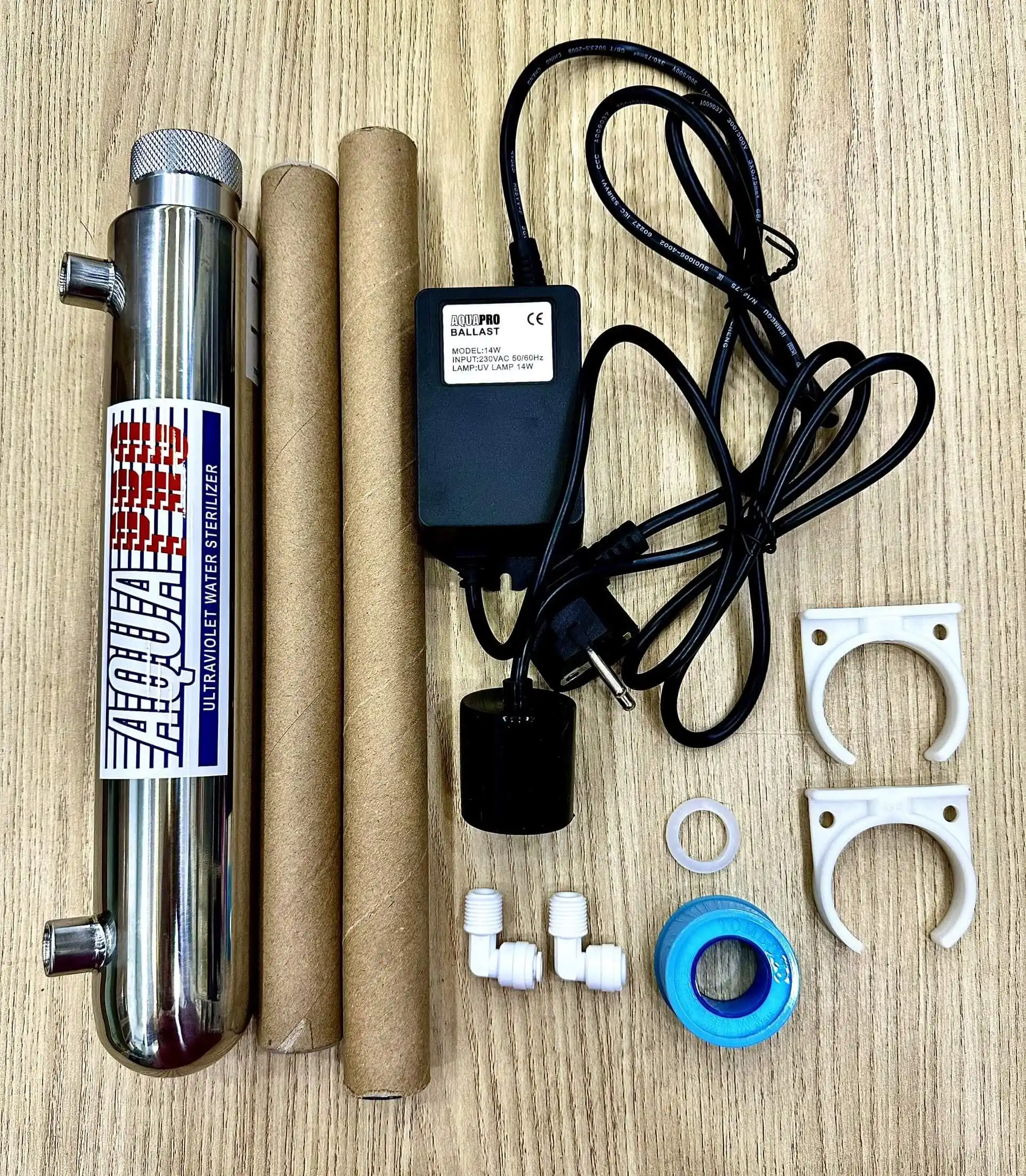 Bộ đèn UV 14W Aquapro cho máy lọc nước