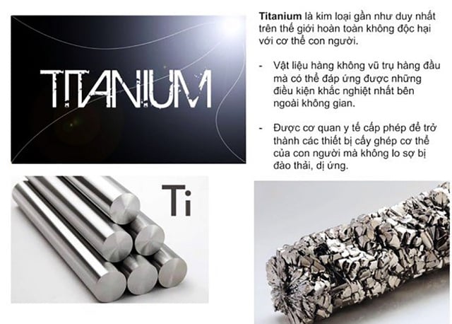 Vật liệu Titanium để chế tạo buồng điện phân NDX-501LM