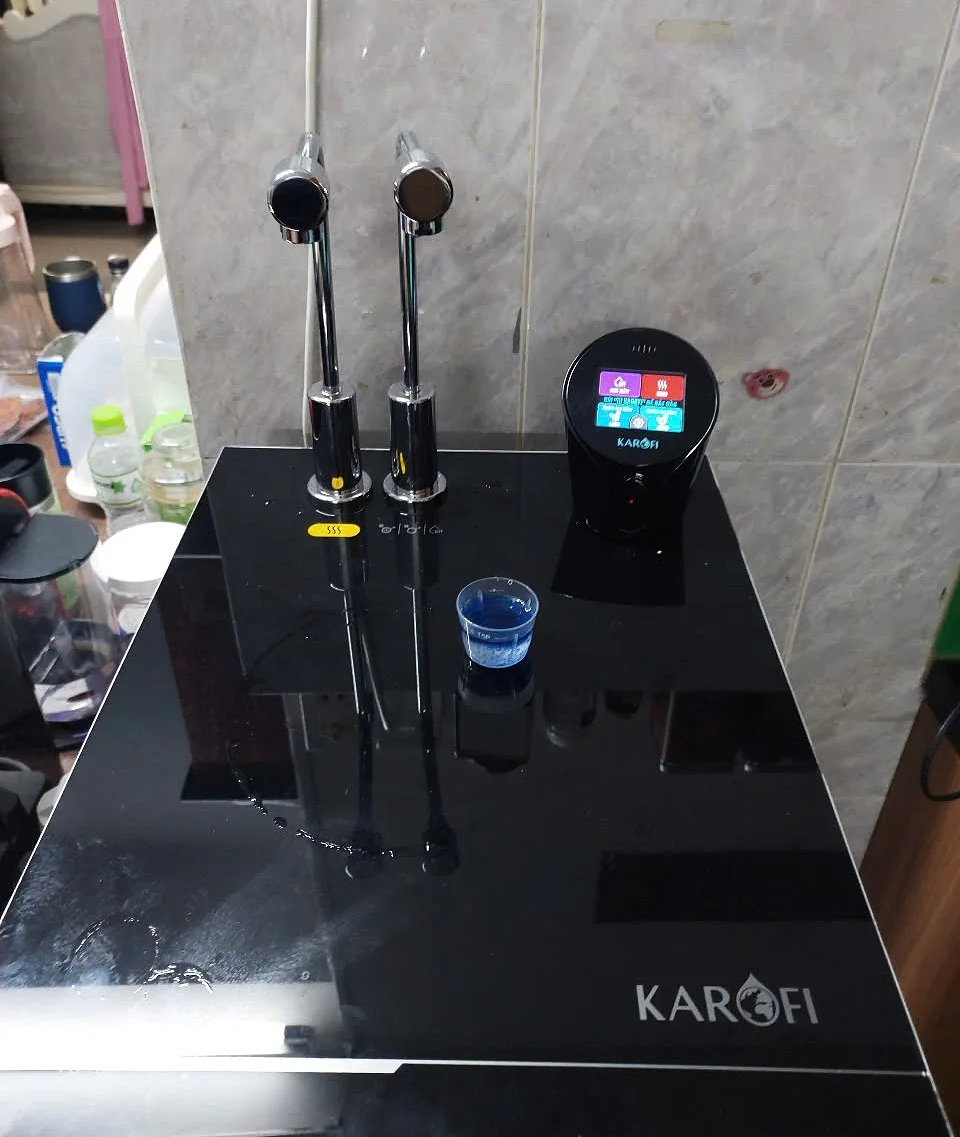 Hình lắp đặt máy lọc nước ION Kiềm Karofi KAE-S88 Promax