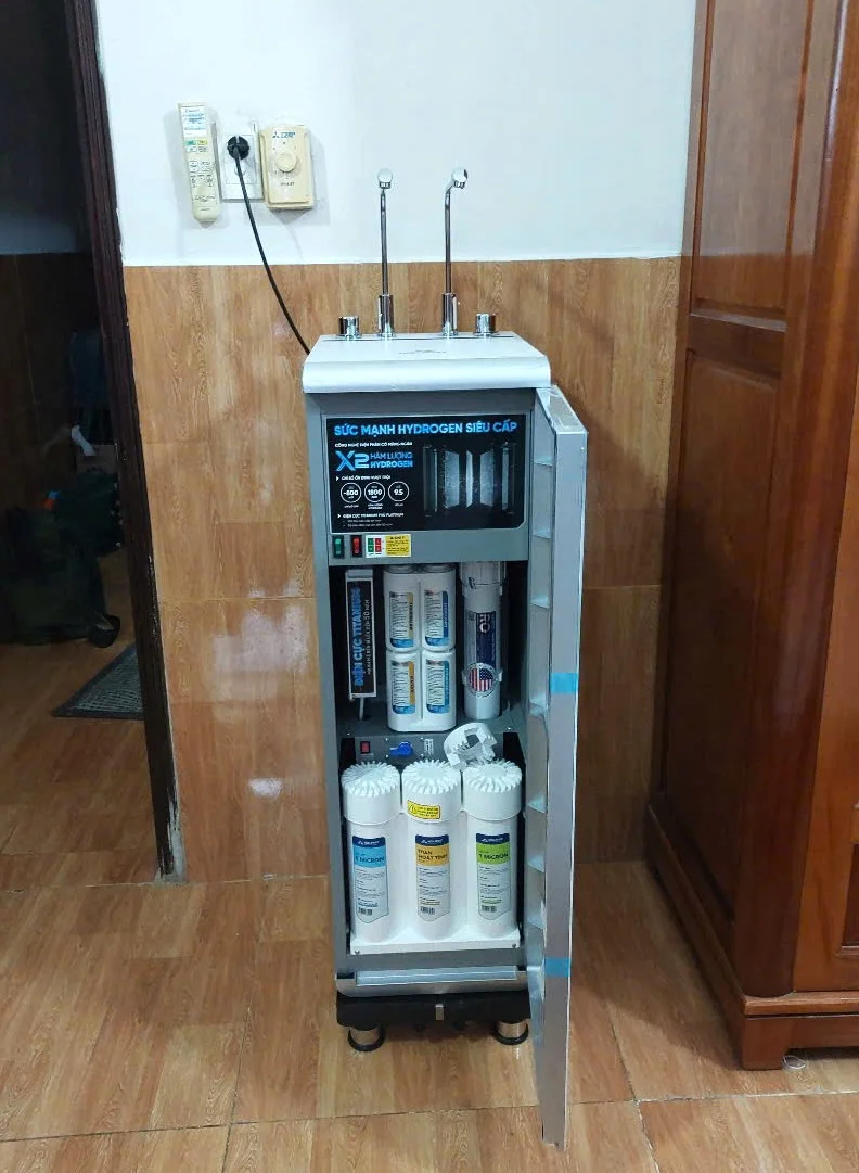 Hình lắp đặt máy lọc nước HPA885