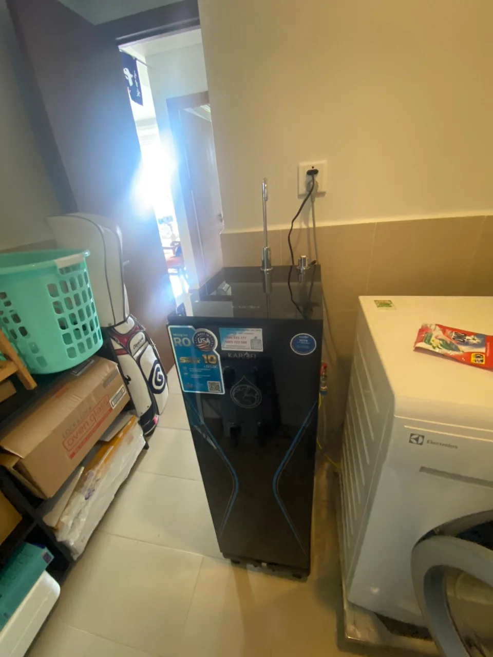 Hình lắp đặt thực tế Karofi KAQ-D36