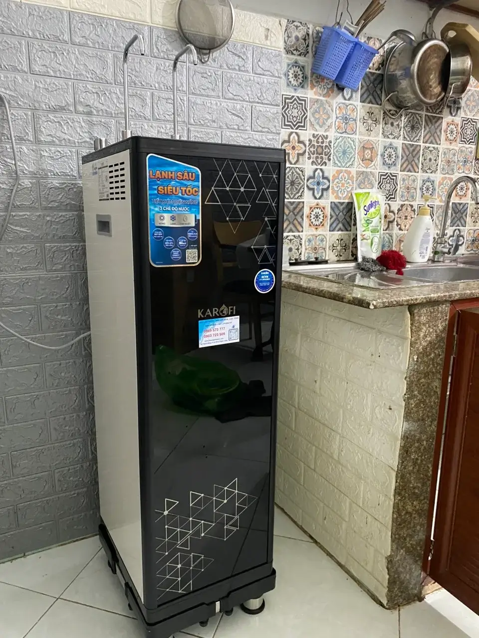 Lắp đặt thực tế Karofi D66S