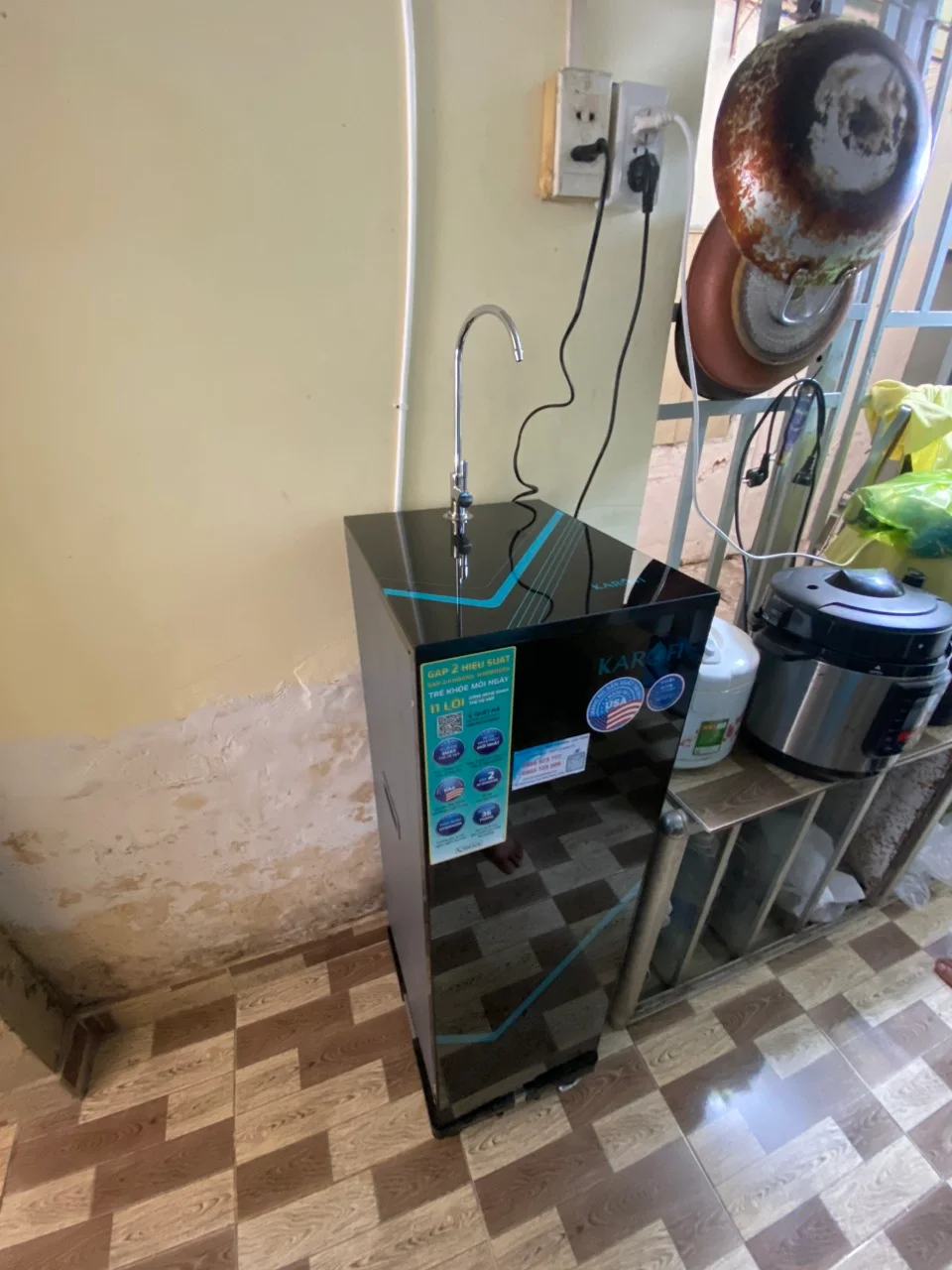 Hình lắp đặt thực tế Karofi KAQ-L06