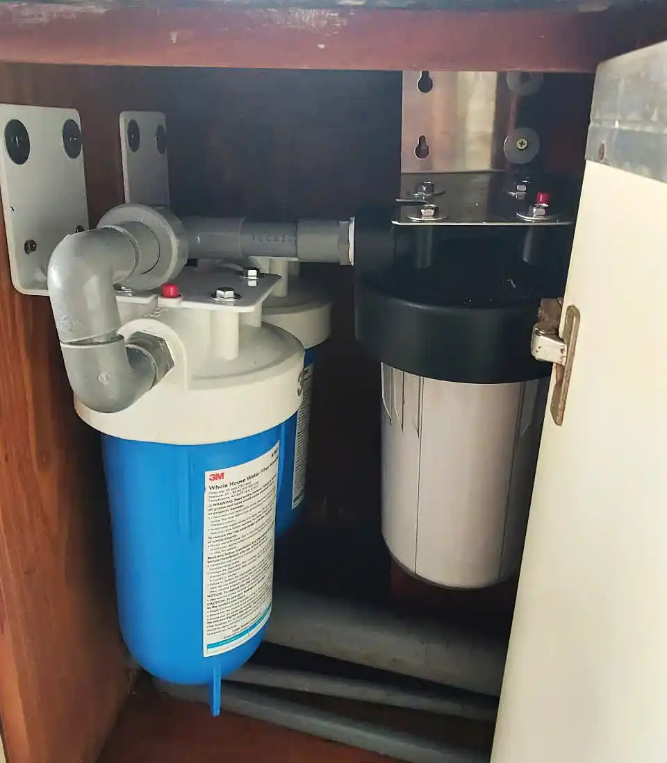 Hình lắp đặt thực tế lọc tổng đầu nguồn cao cấp AP801B