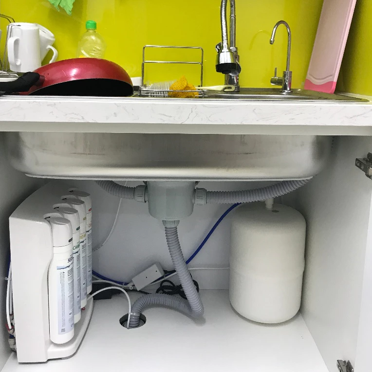 Hình ảnh lắp đặt thực tế máy lọc nước RO ChungHo M9 Undersink