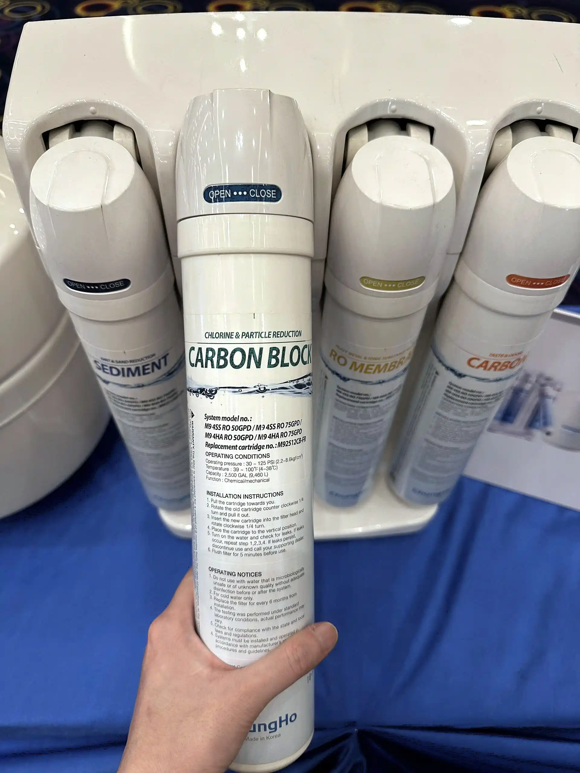 Dễ dàng thay lõi với lõi đúc nối nhanh