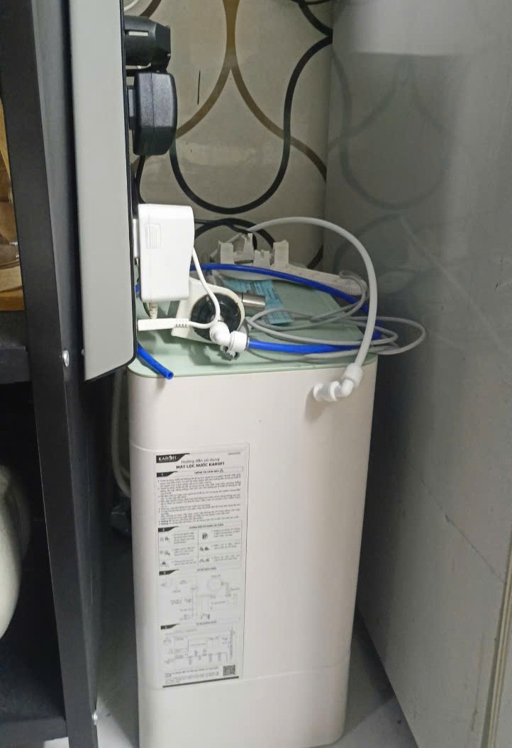 Mutosi MD-188H kết hợp cùng máy lọc nước RO Karofi