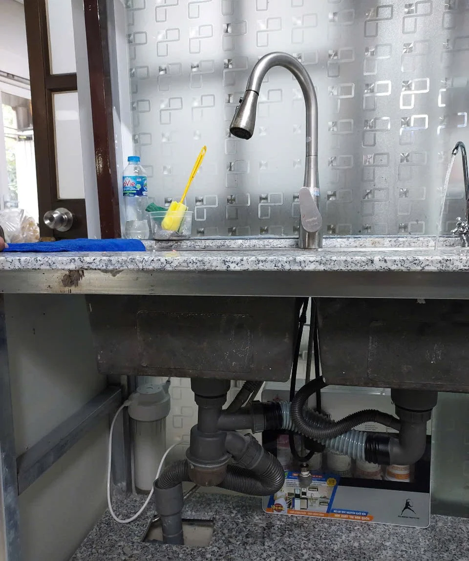 Hình lắp đặt thực tế máy lọc nước UF Robot Ultra 625