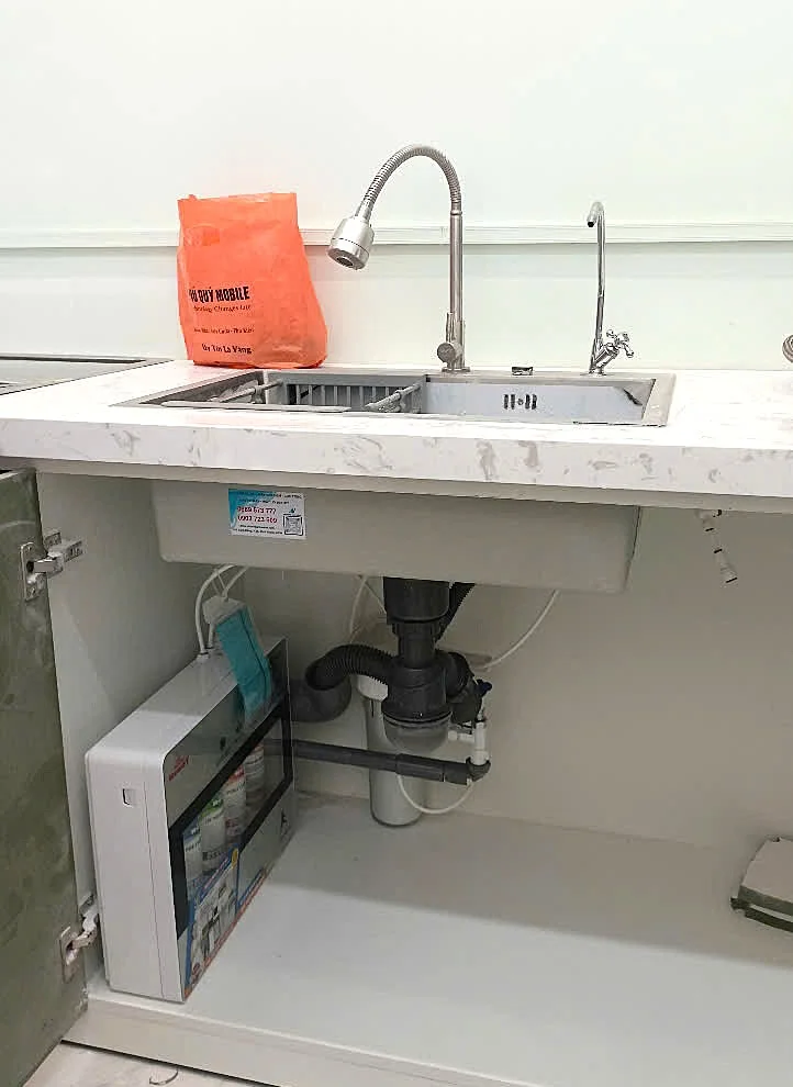 Hình lắp đặt thực tế máy lọc nước UF Robot Ultra 625