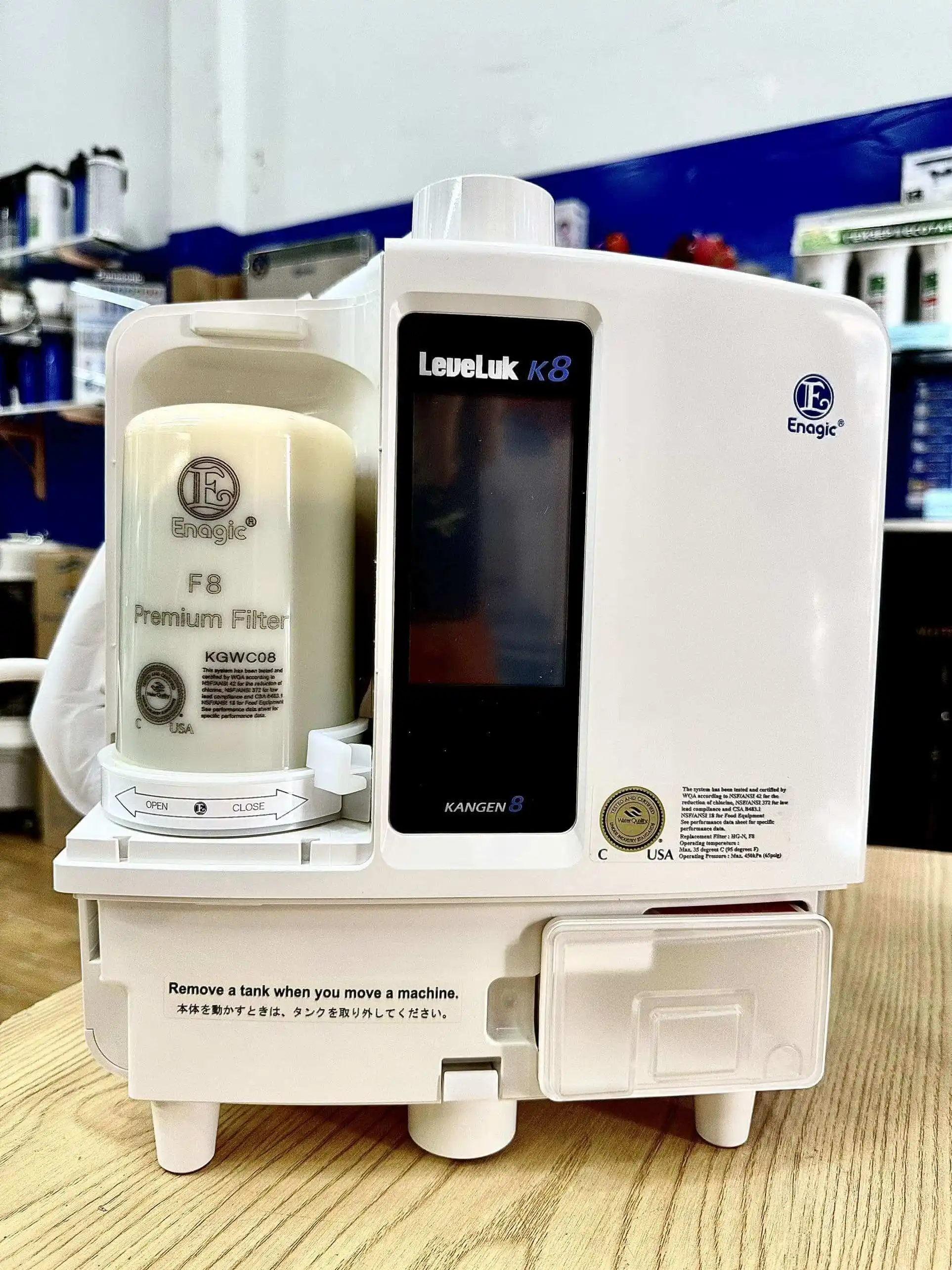 Hình ảnh thực tế máy Kangen K8