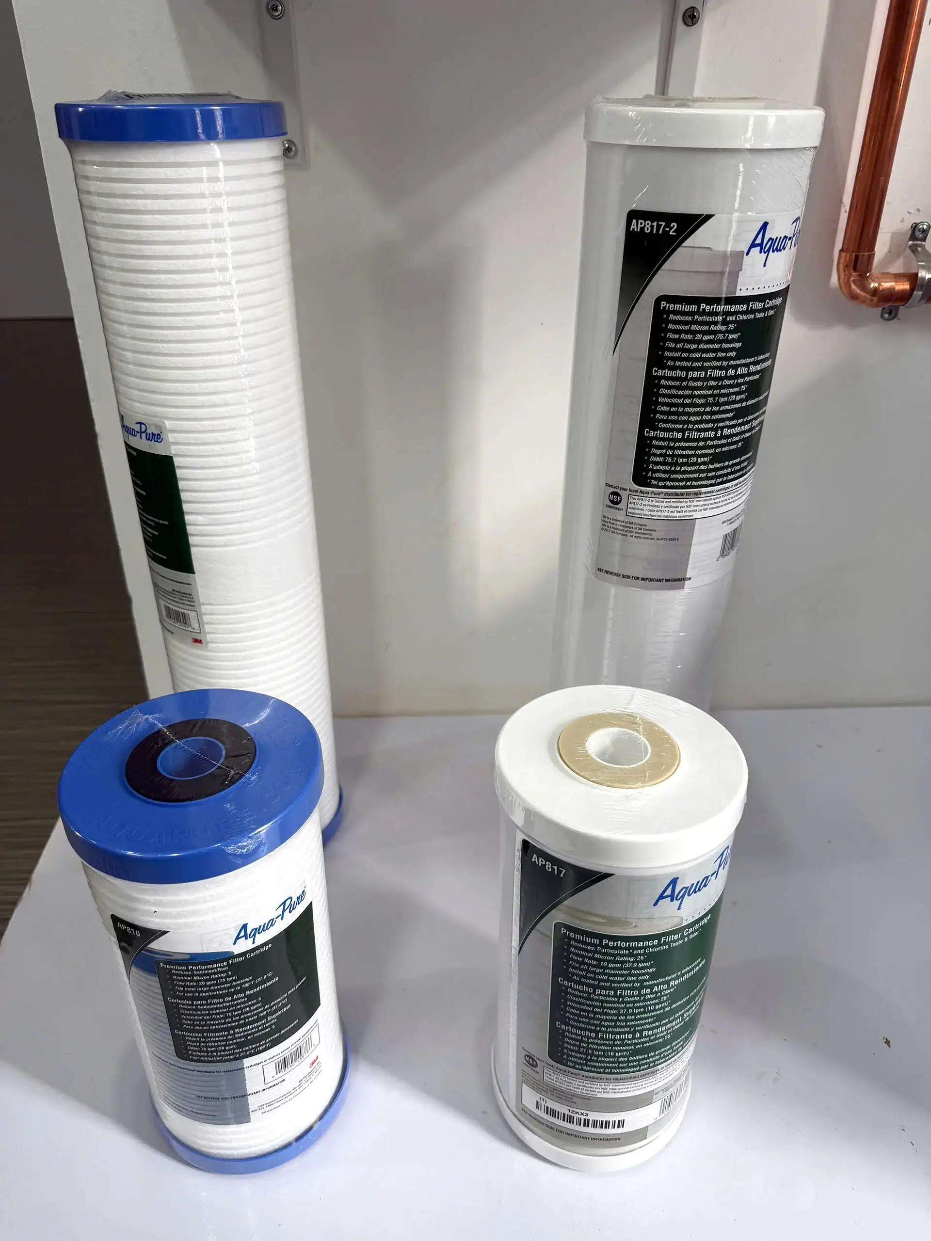 Hình thực tế lọc tổng đầu nguồn cao cấp AP801B