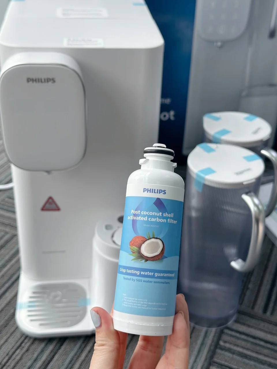 Lõi lọc Carbon vị dừa giúp cải thiện hương vị nước sau lọc