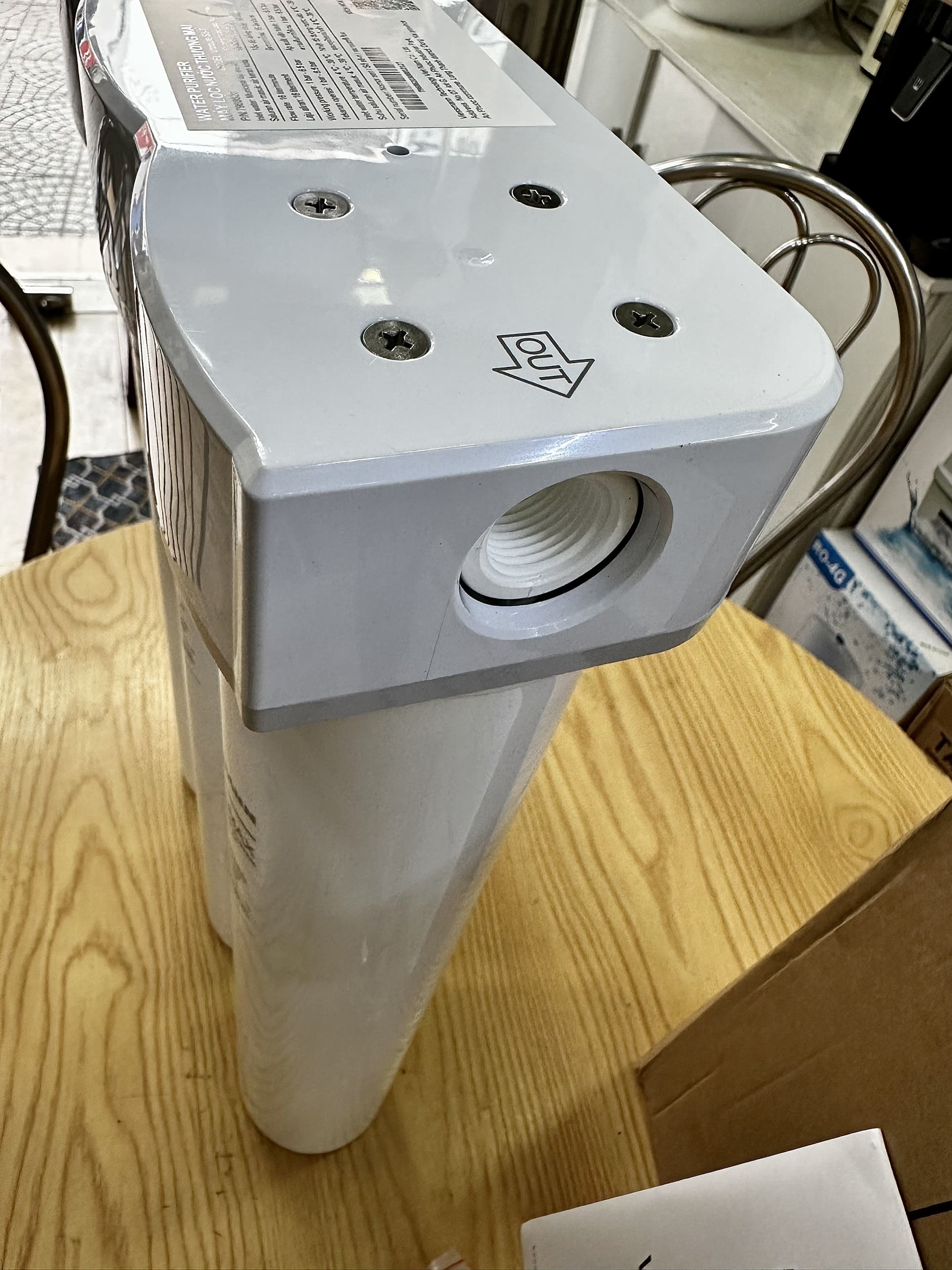 Đường nước vào và nước ra của Vitopure S5-T