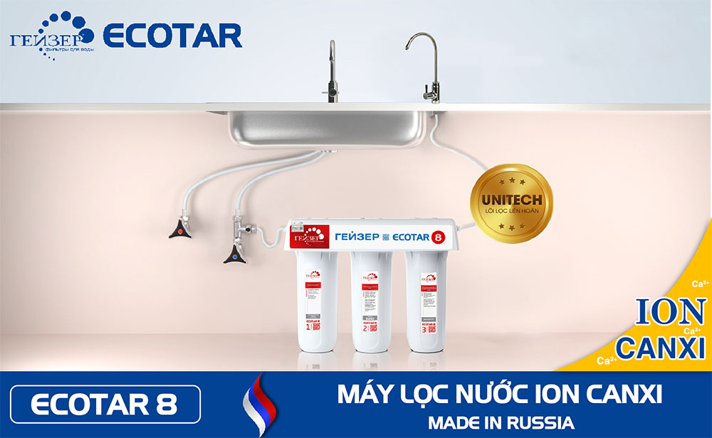 Ecotar 8 lắp đặt để gầm nhỏ gọn