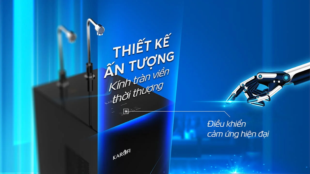 Thiết kế ấn tượng và lấy nước bằng điều khiển cảm ứng hiện đại