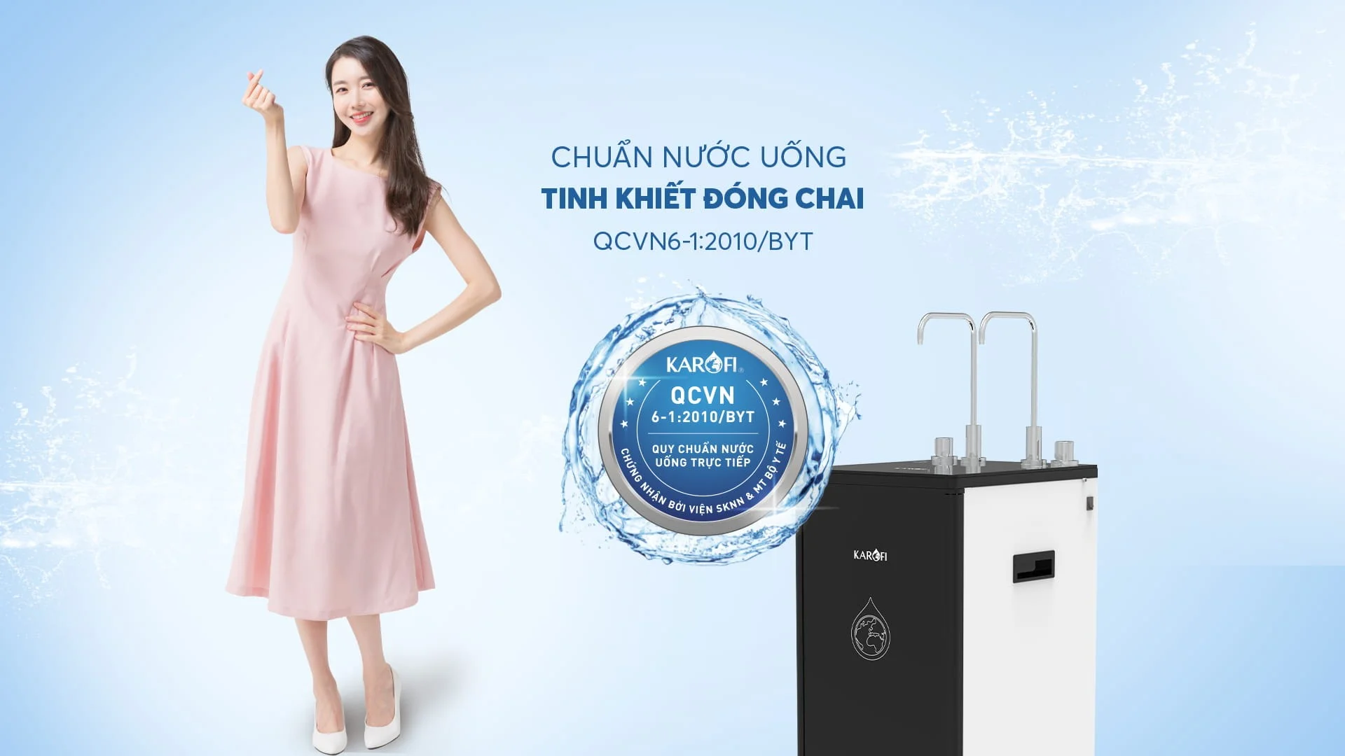 Nước sau lọc chuẩn nước tinh khiết