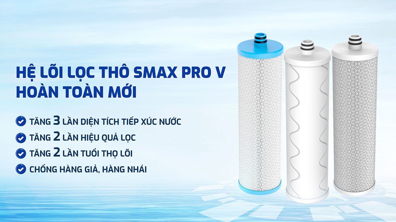 Bộ lõi lọc thô 123 Karofi SMAX Pro V