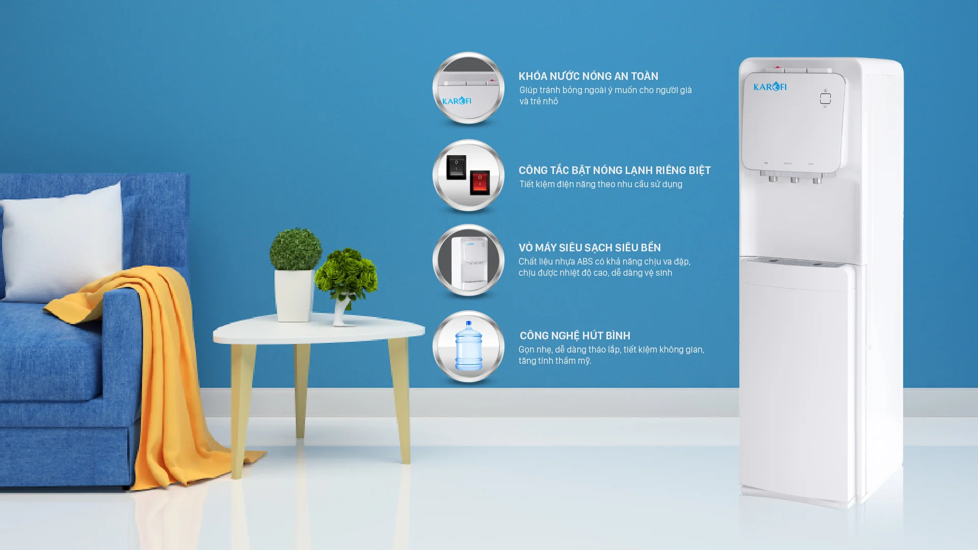 Tính năng an toàn cho người sử dụng