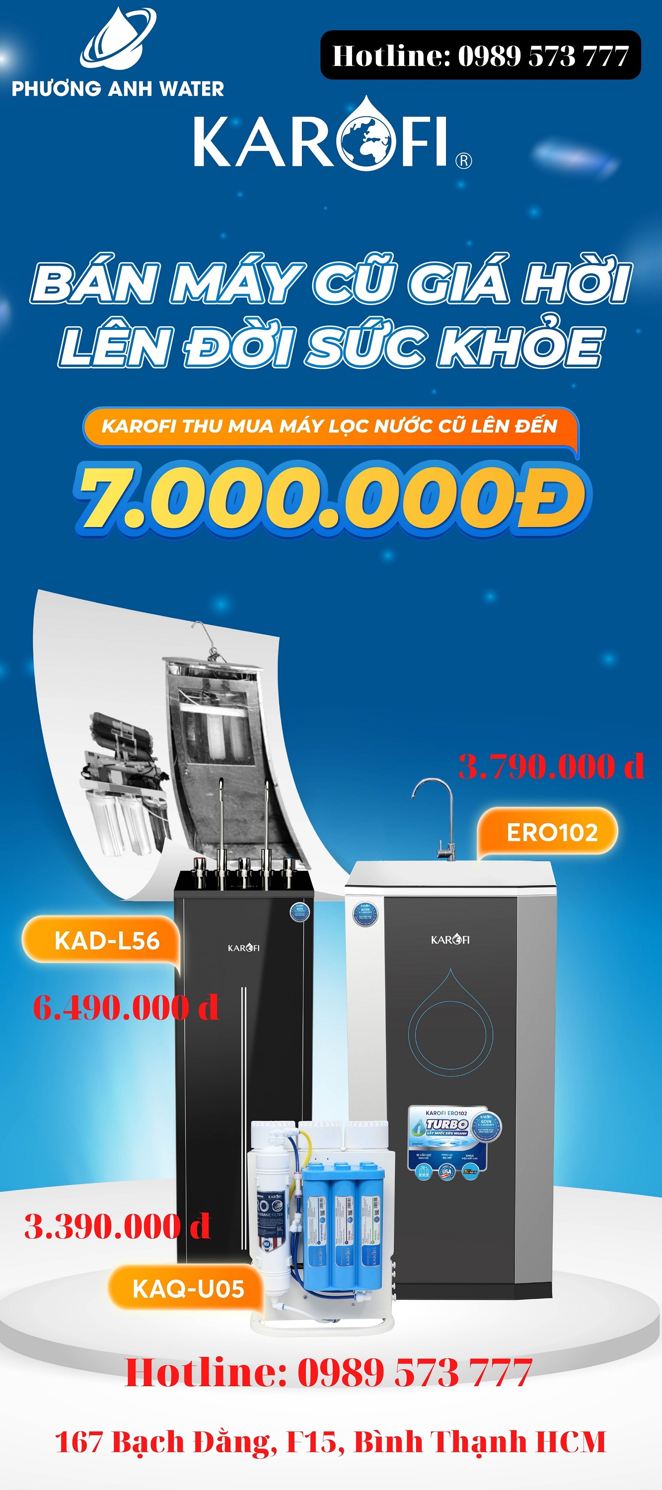 Karofi - Bán máy cũ giá hời - Lên đời sức khỏe