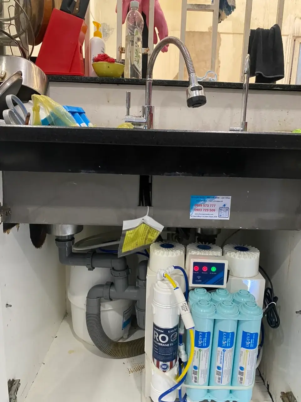 Hình lắp đặt thực tế Karofi KAQ-U95