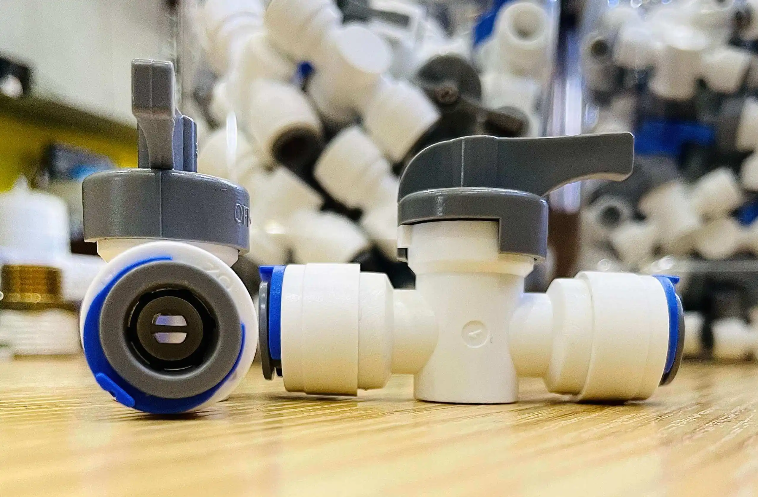 Khoá van xả tay nối nhanh phi 10 máy lọc nước