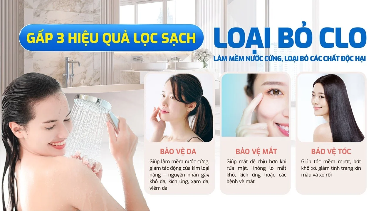 Loại bỏ clo bảo vệ sức khỏe